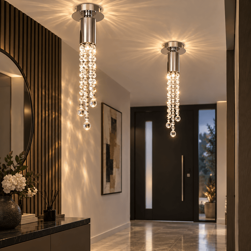 Luster LED COB 1x5w M10970-1P 3000K sa kristalima