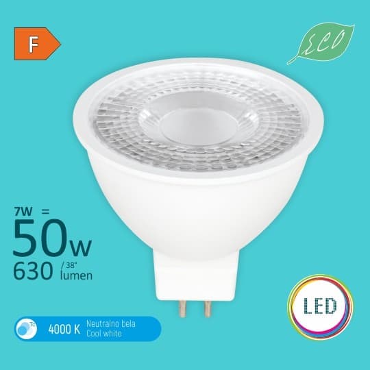 Sijalica LED GU 5,3 M2 (mr16) 7W 230V 4000K ECO Mitea
