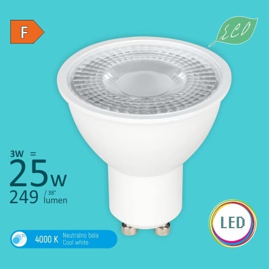 Sijalica LED GU10 3W 230 V 4000K Mitea