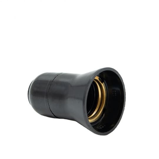 Grlo E27 bakelitno crno 305 mitea
