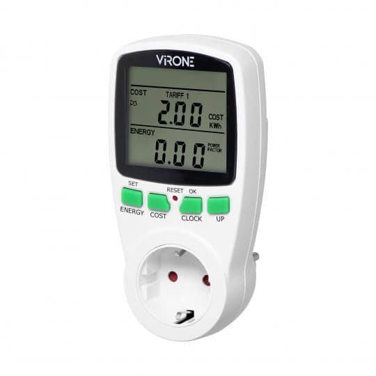 Mjerač potrošnje EM-1(GS) LCD dvotarifni VIRONE