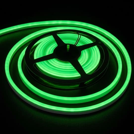 Led Neon MLG-2835-120-ML 120 dioda 5m IP67 zelena 7,5W 12V 6x12mm