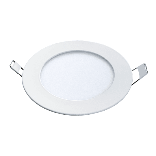 Panel LED ugradni okrugli 6W 3000K