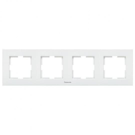 Okvir Panasonic bijeli četvorostruki horizontalni WKTF0804-2WH EU4 Karre Plus
