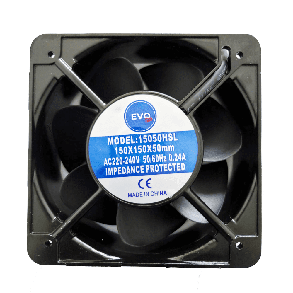 Ventilator elektromotora150x150mm 220V d50mm