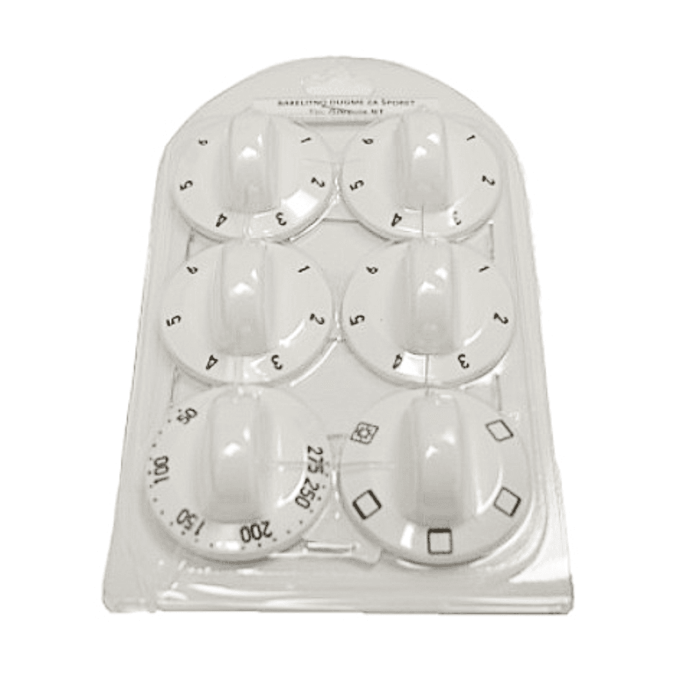 Dugme šporeta Gorenje bakelitno bijelo, set 6/1 408UN099