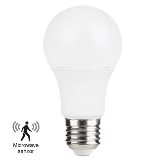 Sijalica LED sa microwave senzorom E27 9W 806lm 6500K A60