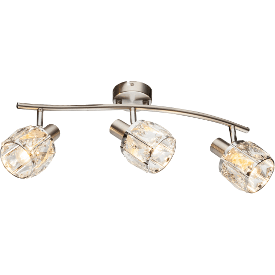 Lampa spot -S M160730 3xE14 40W Hrom-staklo