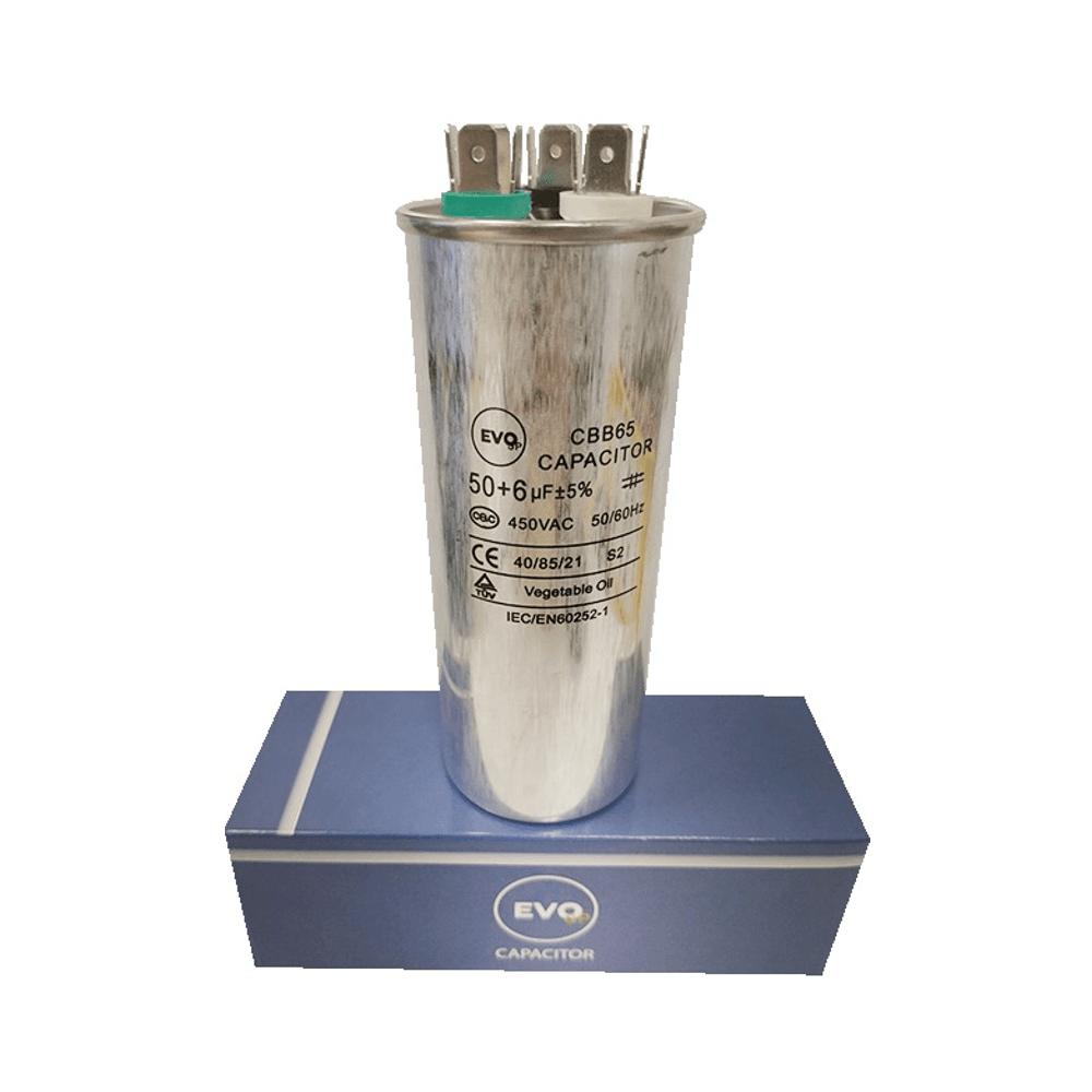 Kondenzator za klimu 50+6μF metalni